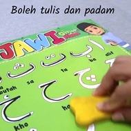 PAPAN MENULIS JAWI OMAR HANA belajar huruf hijaiyah alif ba ta prasekolah tadika preschool