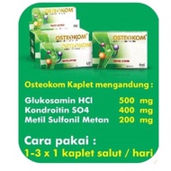 osteokom tablet isi 30 dan osteokom forte isi 10 sachet
