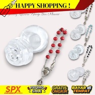 VIRAL Gelang Rosario Wangi Kayu Katolik 6mm Souvenir Aksesoris Rohani Wanita Salib Gereja Murah PROP