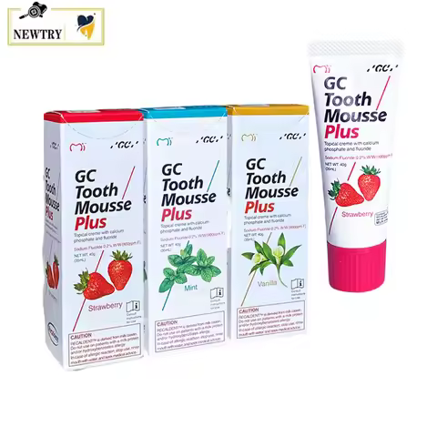 Original GC Tooth Mousse Plus Dental Oral Care Teeth Protection Solid Topical Creme Anti-cavity Fluo