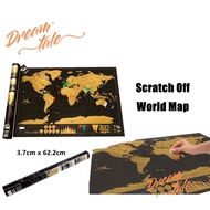 Dreamtale Scratch Off World Map TVP024