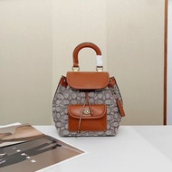 COACH 蔻馳 RIYA 21 啡色 女款 常規尺寸 背囊 雙肩袋 款式0264