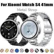Stainless Steel Strap For Xiaomi Watch S4 41mm Smart Watch band For Xiaomi Watch S4 Metal Strap