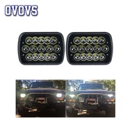 OVOVS Off Road 5X7'' black bezel square led headlight with high/low beam for Jeep Toyata Hummer 7x6 