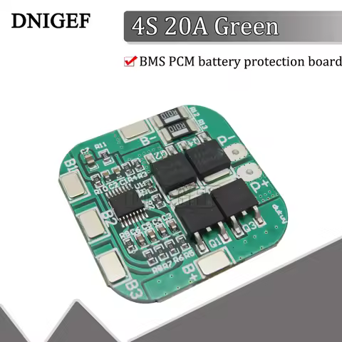 DNIGEF 4S 14.8V / 16.8V 20A peak li-ion BMS PCM battery protection board for lithium LicoO2 Limn2O4 