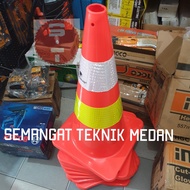 70cm LINTAS RUBBER TRAFFIC CONE SAFETY ROAD BORDER CONE 70cm