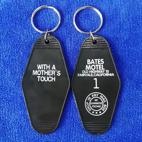 Bates Motel Psycho Room #1 Horror Movie Prop Keychain Key Fob