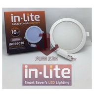 IN-LITE LED PANEL DOWNLIGHT 16W 16 W WATT INDS 602 R 170x31 MM