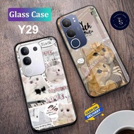 Softcase Glass For VIVO Y29 (4G) & VIVO Y29 (5G) - Case Handphone For VIVO Y29 (4G) & VIVO Y29 (5G) 