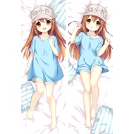 60x180cm Anime Cells at Work Code Black Cosplay Pillow Case Dakimakura 2-Sided Bedding Hugging Body 