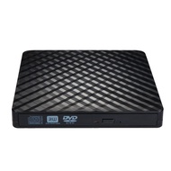 External CD DVD Drive USB 3.0 and Type-C Portable CD DVD +/-Rw Drive Reader DVD/CD ROM Burner Rewrit