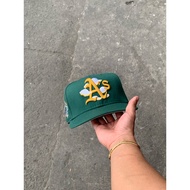NEW CLOSEDCAP SIZE 7 1/4 HIGH QUALITY CAP (A’s CLOUDS SIDEPATCH GREEN)