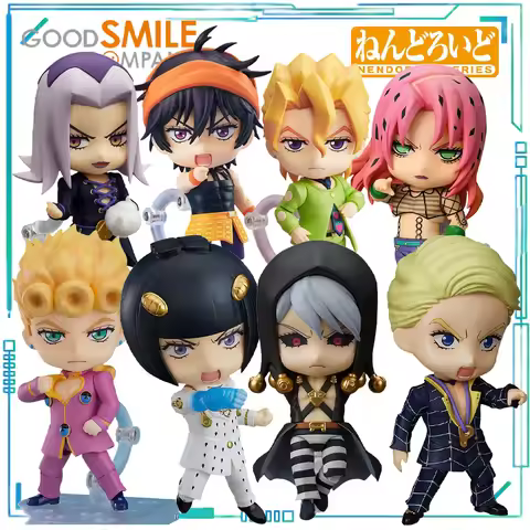 GSC Genuine NENDOROID-SERIES JOJO's Bizarre Adventure Anime Giorno Giovanna，Pannacotta Fugo Movable 