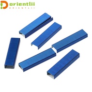 ORIENTLII 1000Pcs Staples per Pack 26/6 Standard Staples, Metal 6 Colors Colored Staples, Funny 1/4 