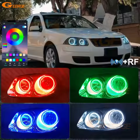 For Volkswagen VW Jetta City Clasico Bora Bluetooth-Compatible APP Ultra Bright Multi-Color RGB Led 