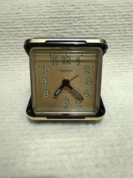 中古80年代日本原裝Citizen旅行鐘 運作正常