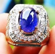Batu permata natural blue shafire srilanka+memo