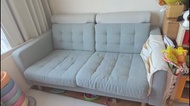[超值二手/奧運交收] IKEA LANDSKRONA 雙人布藝梳化 (連2個原裝頭枕 )