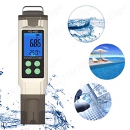 4 in 1 Digital Water Quality Tester Temp ORP H2 PH Meter Portable Water Tester for Drinking Water/Aq