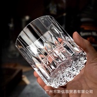 Set of 6 Crystal Glass Whiskey Glasses 300ml -