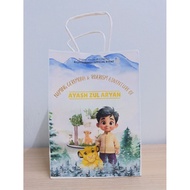 CUSTOM DESIGN PAPER BAG GOODIES BAG 2D 3D DESIGN
