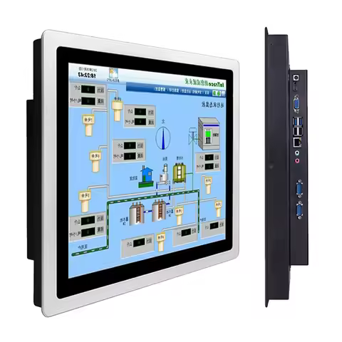 19 Inch Industrial Mini Computer All-in-one PC Panel with Capacitive Touch Screen Core i7-8565U Buil