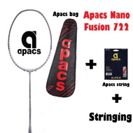 Apacs Nano Fusion 722  badminton racket Apacs original racket