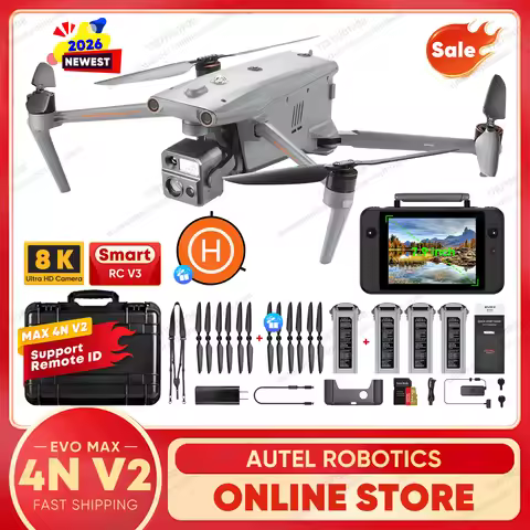 Autel Robotics EVO Max 4N V2, 4-in-1 Night Vision &Thermal Imaging Drone with 8K Professional GPS 25