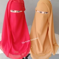 niqab murah chiffon aritachi chiffon cerutti