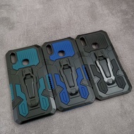 Vivo Y91 Y93 Y95 - Mecha Army Military Belt Clip Stand Armor Case