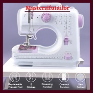 🔥Ready Stock🔥 Portable Sewing Machine Upgraded UFR 505A 12 Stitches Mesin Jahit 505A