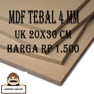 Papan MDF 4mm 20x30