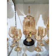 Water tank water container / crystal dispenser glass set