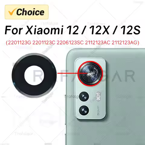 Rear Back Camera Glass Lens Replacement For Xiaomi 12 12X 12S 5G 2201123G 2201123C 2112123AC 2206123