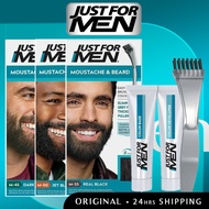 Just For Men Moustache l Moustach, Beard Dye 𝘄𝗶𝘁𝗵 𝗕𝗿𝘂𝘀𝗵 𝗜𝗻𝗰𝗹𝘂𝗱𝗲𝗱 𝗳𝗼𝗿 𝗘𝗮𝘀𝘆 𝗔𝗽𝗽𝗹𝗶𝗰𝗮𝘁𝗶𝗼𝗻  | 1-Day Beard