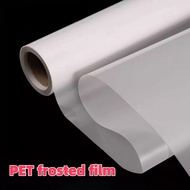 Single-Sided Frosted Transparent Film PET Thickness 0.05-0.18mm (1kg) Frosted PET Film Frosted Polye