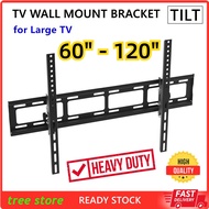 High Quality TV Wall Mount Tilt Bracket 65 - 120" LED/LCD/Plasma Tilting Support Large TV 100/98/85/