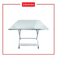 Stainless Steel Square Table(Square Foot) L:90cm x W:90cm x H:75cm