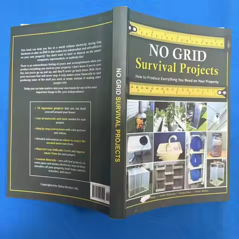 NO GRID Survival Projects How To Produce Everything You Need On Your Property Paperback Book In Engl