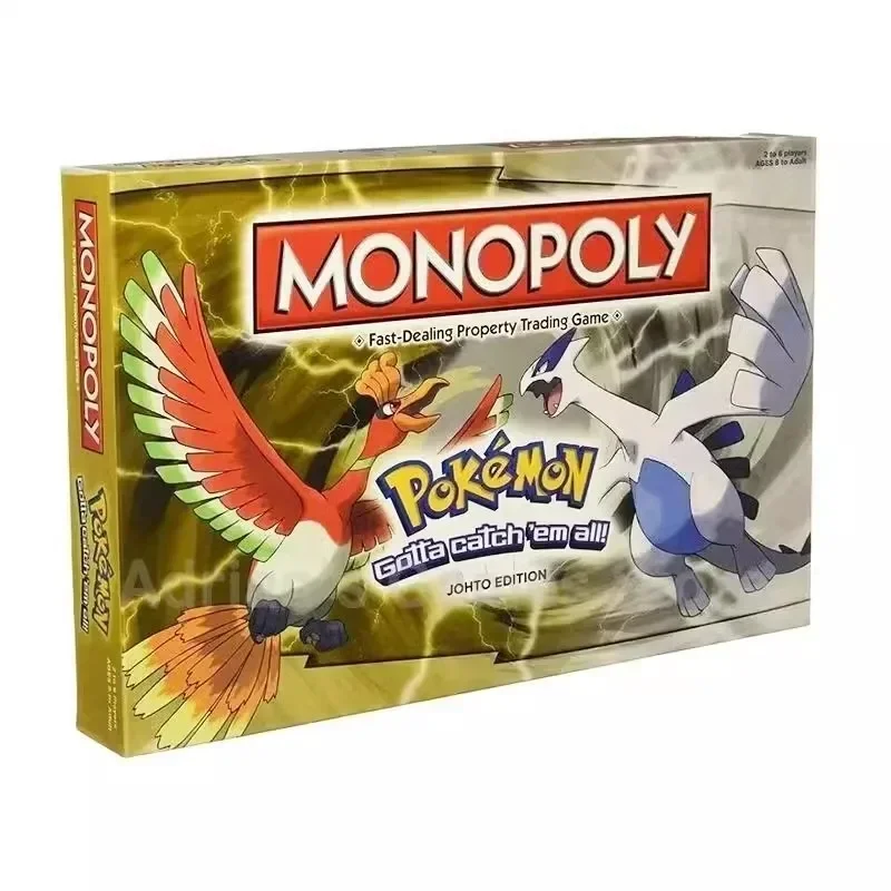 Monopoly Pokemon New All Series Friends Board Game of Thrones Puzzle Battle Hobby Casual Toy Kid Ani