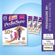 Abbott PediaSure 10+ Vanilla 1.65kg Complete Balanced Nutrition for Kids Growth 10-15 Years 3 Free S