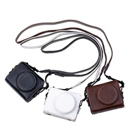 Portable PU Leather Case camera bag For Sony ZV1 ZV-1 Protective Cover Protective shell with Shoulder Strap