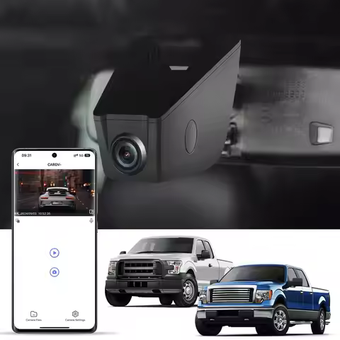 4K Dash Cam fit for Ford F150 2018-2025 F250/F350 Super Duty 2020-2025 XLT Lariat King Ranch Tremor 