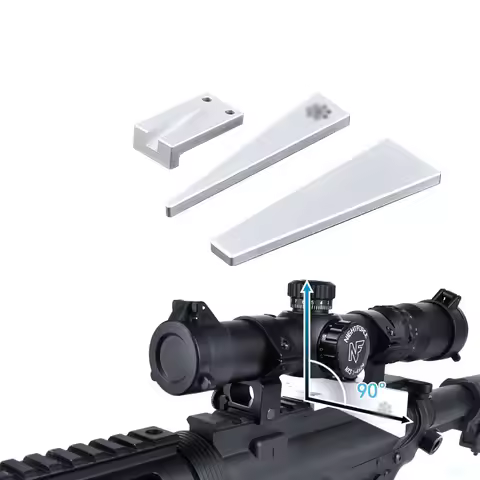3Pcs Metal Optic Leveler Combo Tool Kit for Rifle Scope Fine Adjustment Aluminum Leveling Scopes Gun