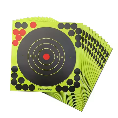 100pcs Paper Target Stickers Adhesive Reactivity Shoot Targets Outdoor Shooting Practice Hunting Tra