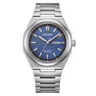 NEW Citizen Eco-Drive Titanium AW0130-85LE AW0130 AW0130-85L ZENSHIN Blue Dial Mens Watch