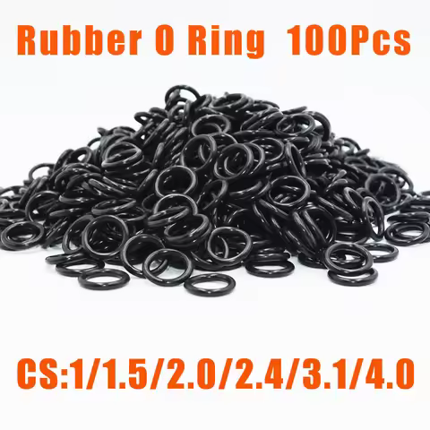 100/20pcs O Ring CS 1/1.5/2/2.4/3.1/4 Rubber Oring Sealing Washer NBR O-ring Plumbing Gasket Oil Res
