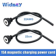 DC-15A-CX Magnetic Charging Connectors with Sheathed Wire 3A 10mm Intelligent Male Female Circular C