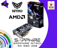 การ์ดจอ SAPPHIRE NITRO+ RX 580 4GB *มือสอง* *มีกล่อง* As the Picture One