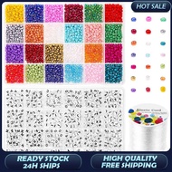 ReadyStock-Bracelet Beads for Jewelry Making Beads Craft Kit Set Bracelet Necklaces Seed Letter Alph